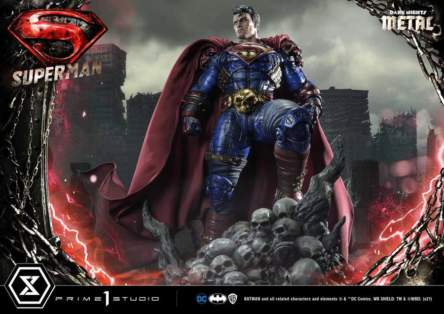 Superman (Regular Version) Dark Nights: Metal (Comics) – Prime1Studio – ActionFigure Brasil