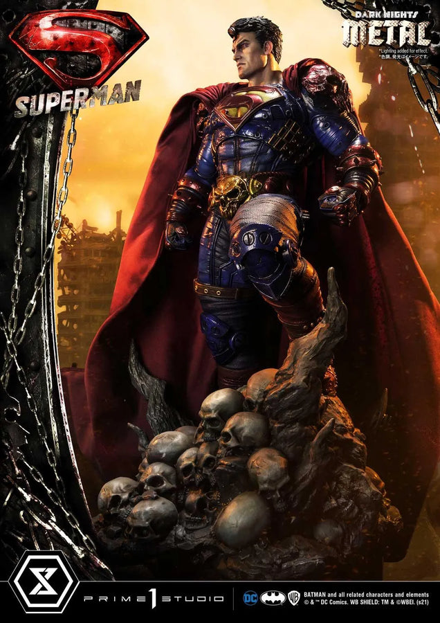 Superman (Regular Version) Dark Nights: Metal (Comics) – Prime1Studio – ActionFigure Brasil