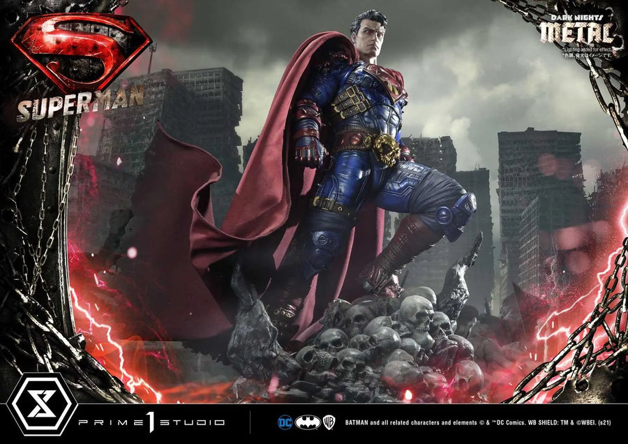 Superman (Regular Version) Dark Nights: Metal (Comics) – Prime1Studio – ActionFigure Brasil