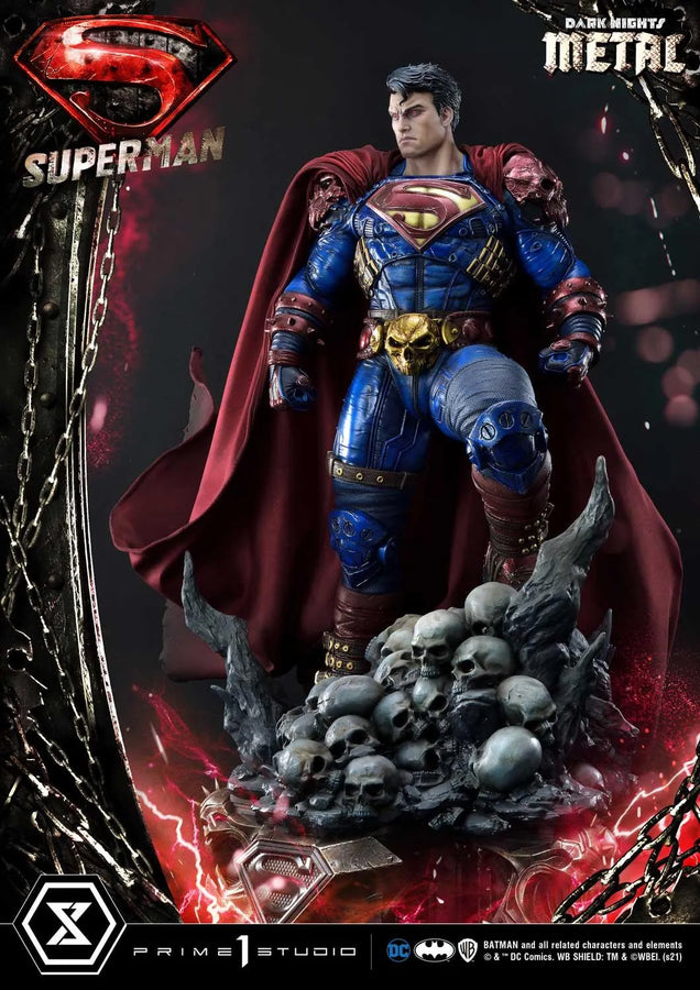 Superman (Regular Version) Dark Nights: Metal (Comics) – Prime1Studio – ActionFigure Brasil