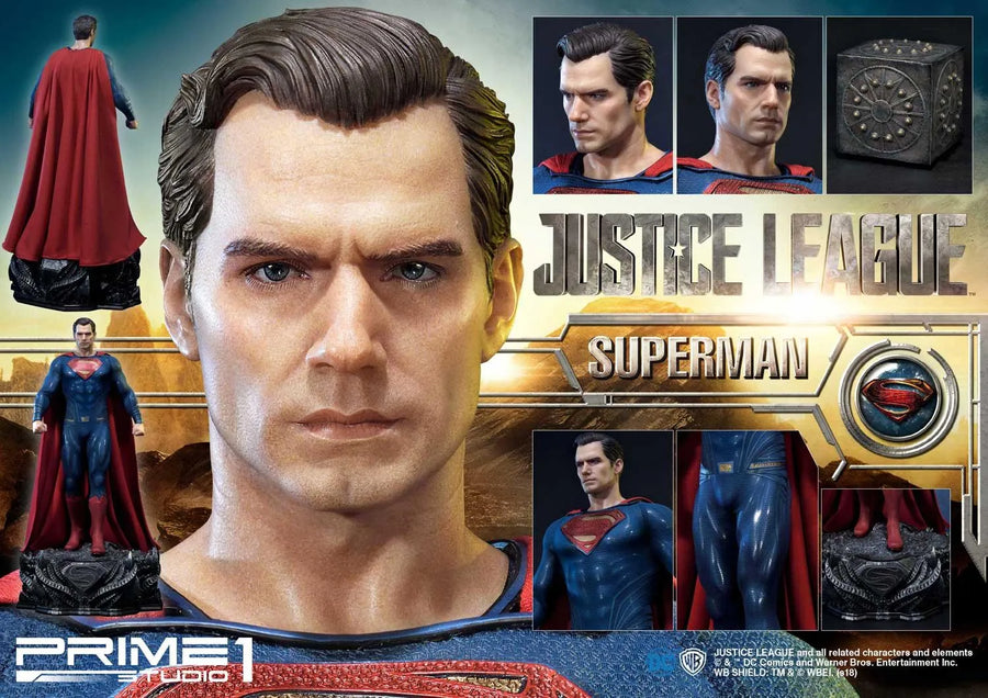 Superman (Regular Version) Justice League (Film) – Prime1Studio – ActionFigure Brasil