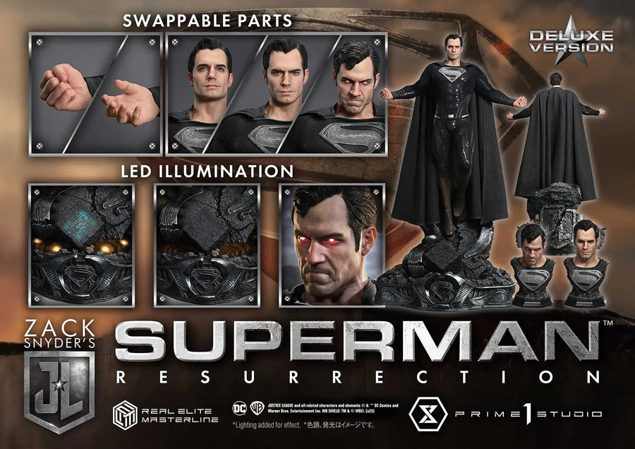 Superman Resurrection (Zack Snyder's DX Bonus) Justice League (Film) – Prime1Studio – ActionFigure Brasil