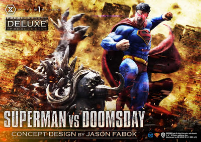 Superman VS Doomsday (Deluxe Bonus Version) Superman (Comics) – Prime1Studio – ActionFigure Brasil