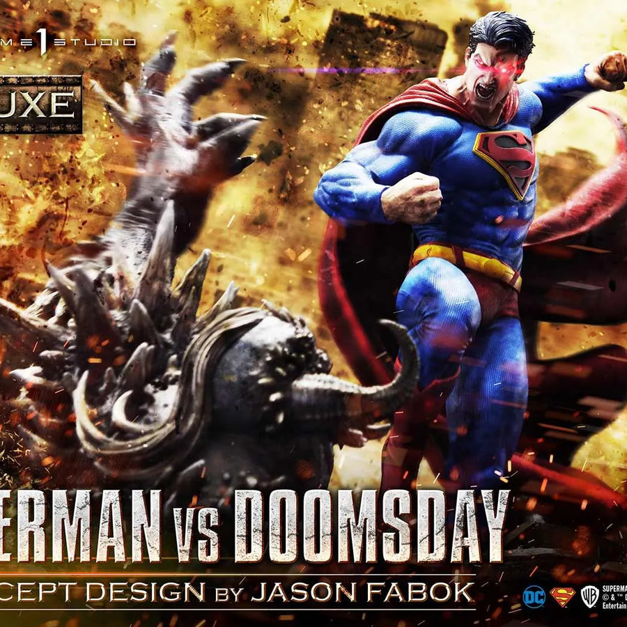Superman VS Doomsday (Deluxe Bonus Version) Superman (Comics) – Prime1Studio – ActionFigure Brasil