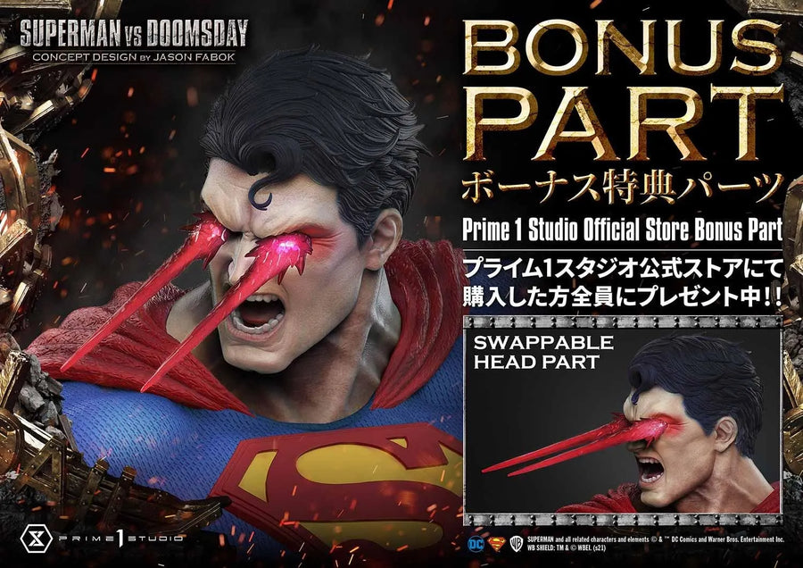 Superman VS Doomsday (Deluxe Bonus Version) Superman (Comics) – Prime1Studio – ActionFigure Brasil