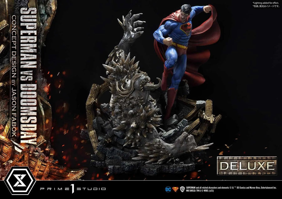 Superman VS Doomsday (Deluxe Bonus Version) Superman (Comics) – Prime1Studio – ActionFigure Brasil