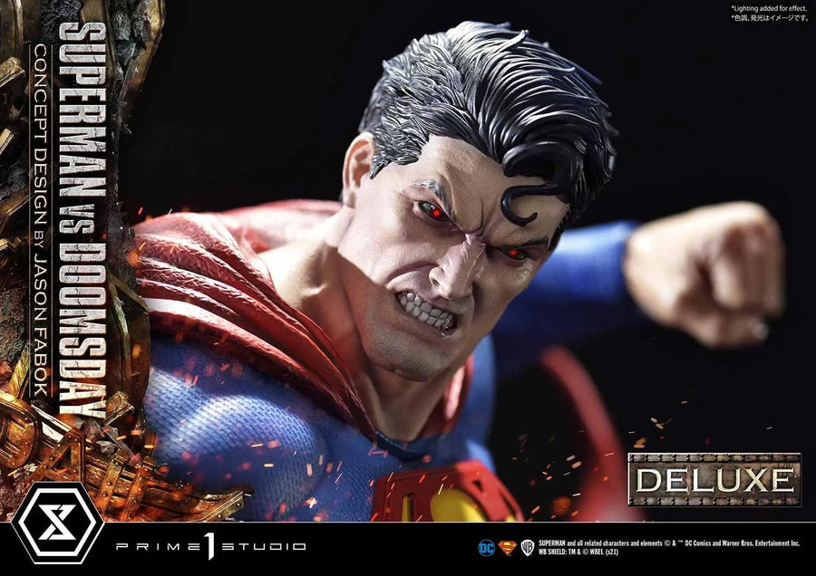 Superman VS Doomsday (Deluxe Bonus Version) Superman (Comics) – Prime1Studio – ActionFigure Brasil