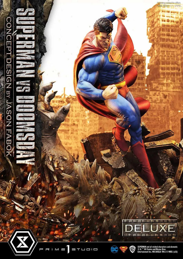 Superman VS Doomsday (Deluxe Bonus Version) Superman (Comics) – Prime1Studio – ActionFigure Brasil