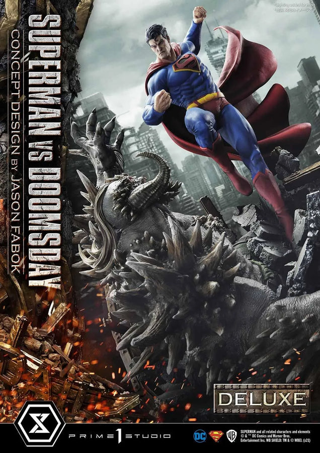 Superman VS Doomsday (Deluxe Bonus Version) Superman (Comics) – Prime1Studio – ActionFigure Brasil