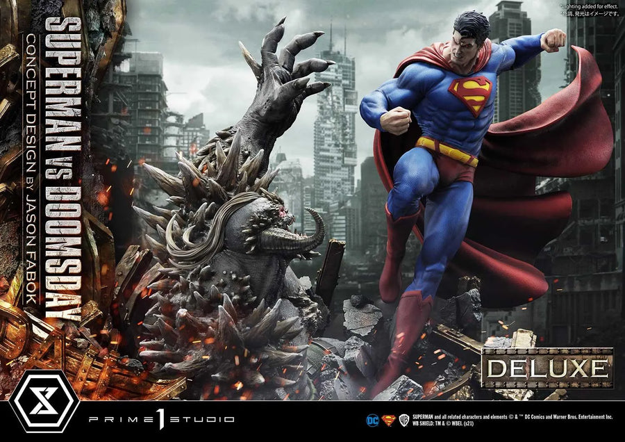 Superman VS Doomsday (Deluxe Bonus Version) Superman (Comics) – Prime1Studio – ActionFigure Brasil