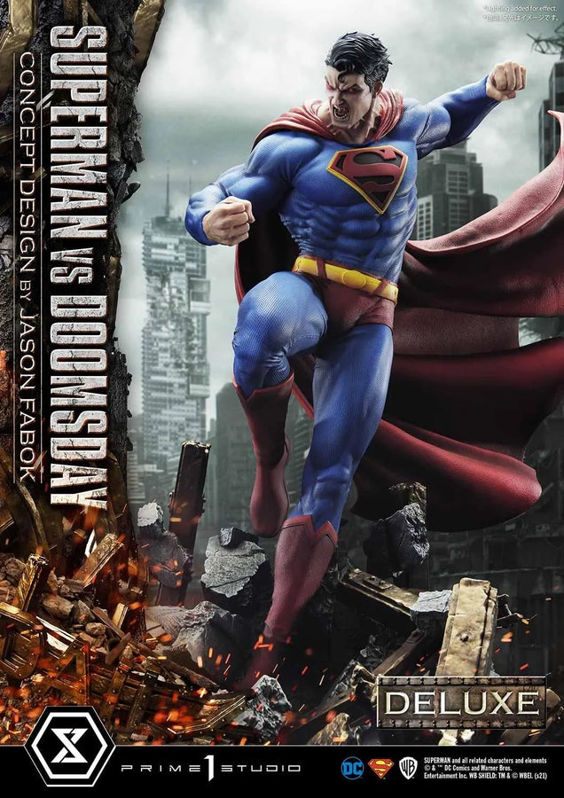 Superman VS Doomsday (Deluxe Bonus Version) Superman (Comics) – Prime1Studio – ActionFigure Brasil