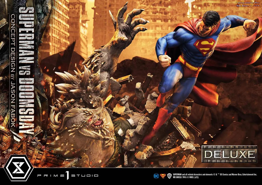 Superman VS Doomsday (Deluxe Bonus Version) Superman (Comics) – Prime1Studio – ActionFigure Brasil