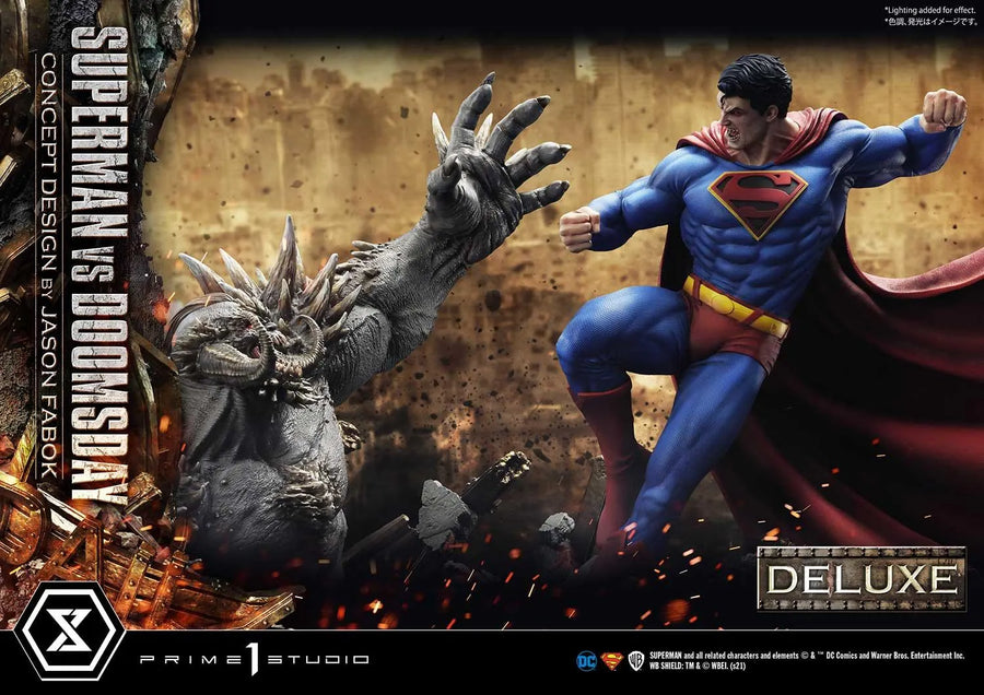 Superman VS Doomsday (Deluxe Bonus Version) Superman (Comics) – Prime1Studio – ActionFigure Brasil