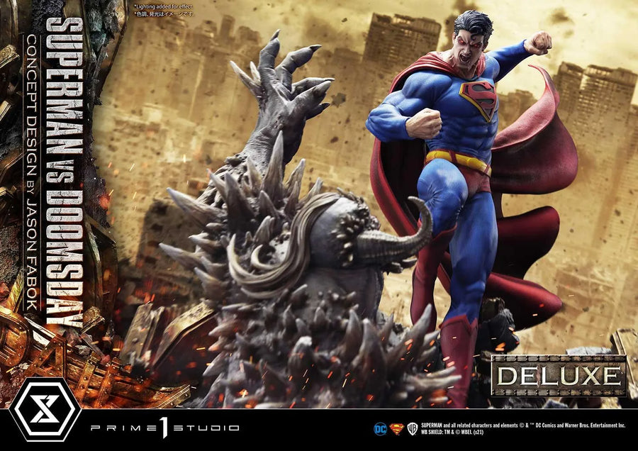 Superman VS Doomsday (Deluxe Bonus Version) Superman (Comics) – Prime1Studio – ActionFigure Brasil