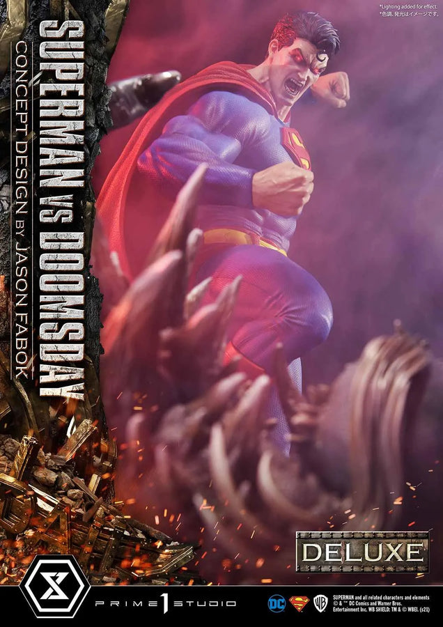 Superman VS Doomsday (Deluxe Bonus Version) Superman (Comics) – Prime1Studio – ActionFigure Brasil