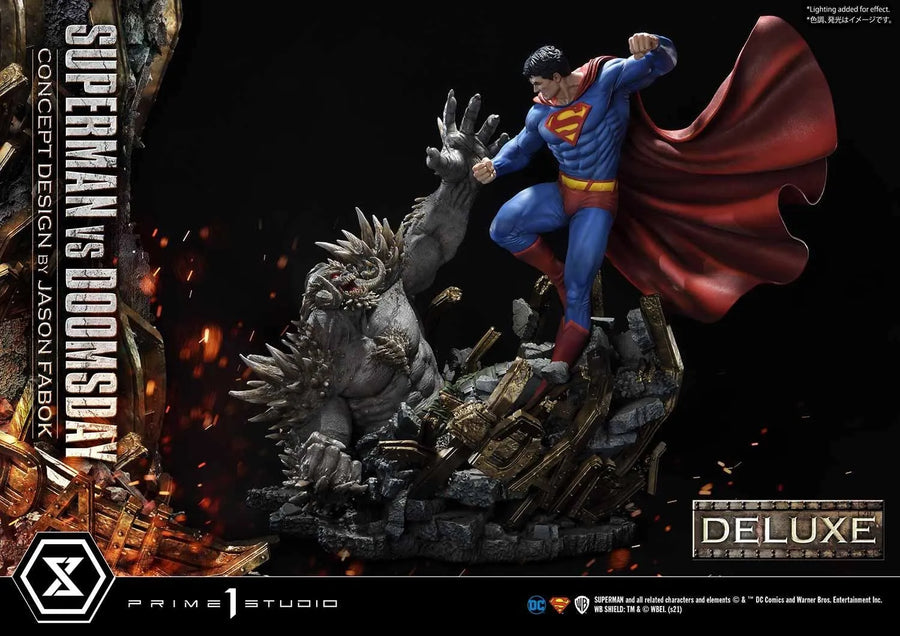 Superman VS Doomsday (Deluxe Bonus Version) Superman (Comics) – Prime1Studio – ActionFigure Brasil
