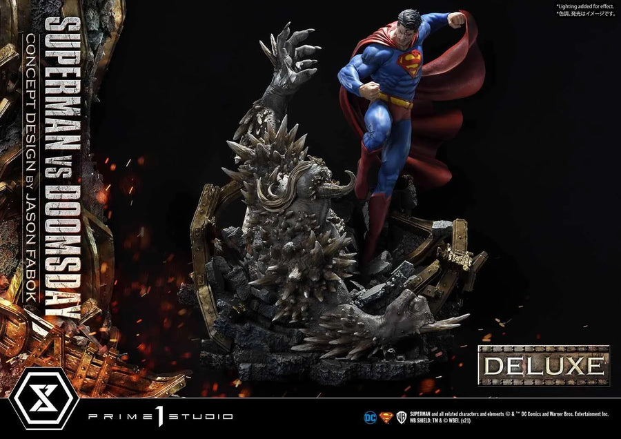 Superman VS Doomsday (Deluxe Bonus Version) Superman (Comics) – Prime1Studio – ActionFigure Brasil