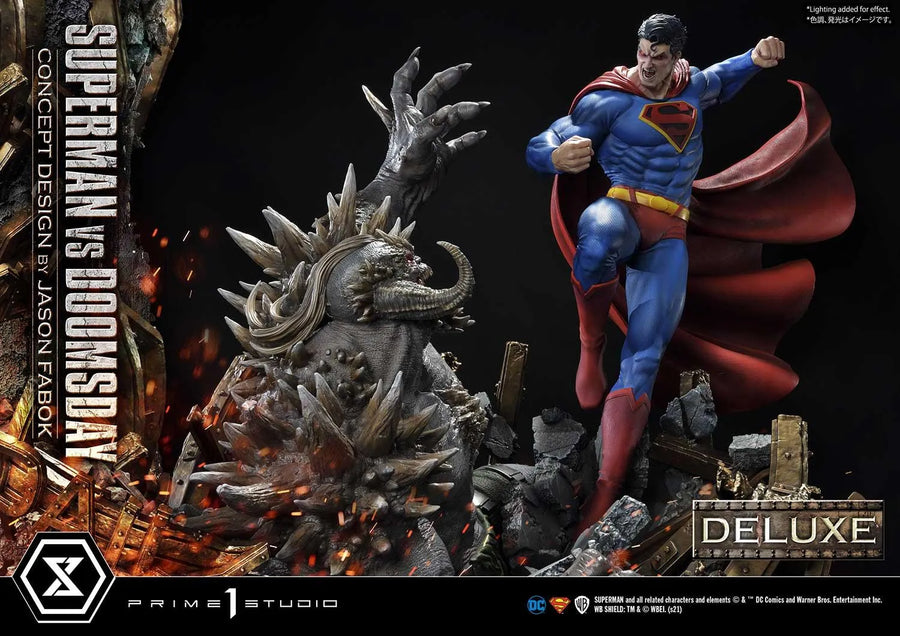 Superman VS Doomsday (Deluxe Bonus Version) Superman (Comics) – Prime1Studio – ActionFigure Brasil
