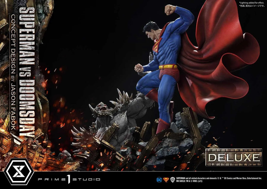 Superman VS Doomsday (Deluxe Bonus Version) Superman (Comics) – Prime1Studio – ActionFigure Brasil