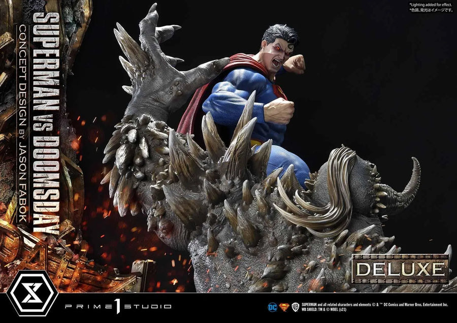 Superman VS Doomsday (Deluxe Bonus Version) Superman (Comics) – Prime1Studio – ActionFigure Brasil