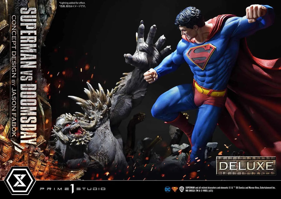 Superman VS Doomsday (Deluxe Bonus Version) Superman (Comics) – Prime1Studio – ActionFigure Brasil