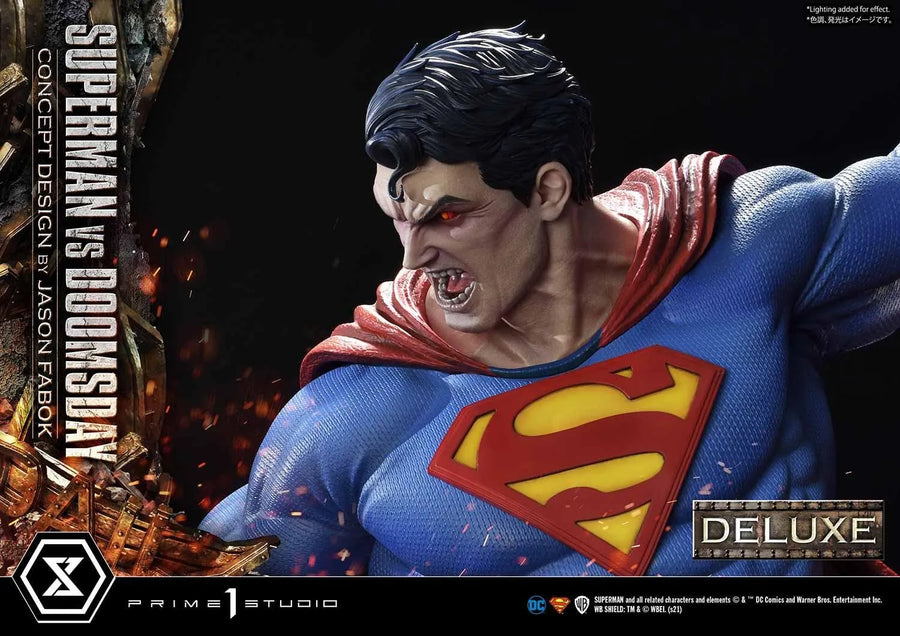 Superman VS Doomsday (Deluxe Bonus Version) Superman (Comics) – Prime1Studio – ActionFigure Brasil