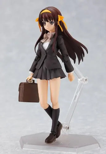 Suzumiya Haruhi no Shoushitsu - Suzumiya Haruhi - Figma #077 - Kouyou Academy Uniform ver. (Max Factory)ㅤ – Max Factory – ActionFigure Brasil — detalhe do produto