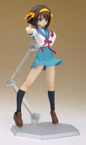 Suzumiya Haruhi no Yuuutsu - Suzumiya Haruhi - Figma #002 - School Uniform ver.ㅤ – Max Factory – ActionFigure Brasil — close
