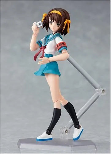 Suzumiya Haruhi no Yuuutsu - Suzumiya Haruhi - Figma #034 - Summer School Uniform Ver. (Max Factory)ㅤ – Max Factory – ActionFigureBrasil