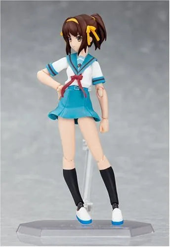 Suzumiya Haruhi no Yuuutsu - Suzumiya Haruhi - Figma #034 - Summer School Uniform Ver. (Max Factory)ㅤ – Max Factory – ActionFigureBrasil — embalagem