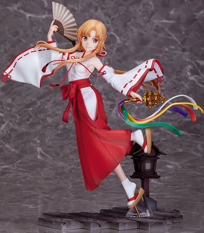 Sword Art Online: Alicization - War of Underworld - Asuna - 1/7 - Miko Ver. (Souyokusha)ㅤ – Souyokusha – ActionFigure Brasil — ângulo diferente