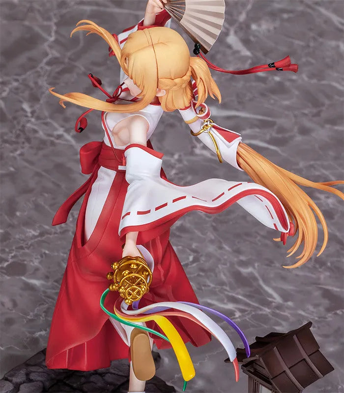 Sword Art Online: Alicization - War of Underworld - Asuna - 1/7 - Miko Ver. (Souyokusha)ㅤ – Souyokusha – ActionFigure Brasil — ângulo diferente