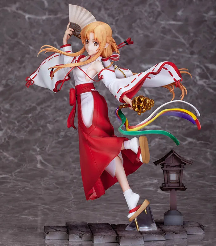 Sword Art Online: Alicization - War of Underworld - Asuna - 1/7 - Miko Ver. (Souyokusha)ㅤ – Souyokusha – ActionFigure Brasil — ângulo diferente