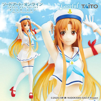 Sword Art Online: Alicization - War of Underworld - Asuna - Coreful Figure - Marine Look ver. (Taito)ㅤ – Taito – ActionFigureBrasil — detalhe do produto