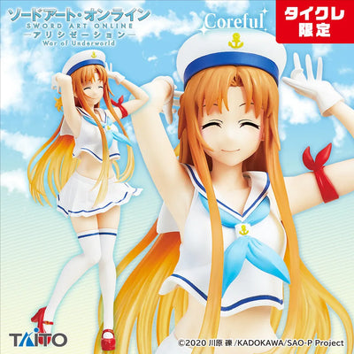 Sword Art Online - Asuna - Coreful Figure - Marine Look Taito Online Crane Limited ver. (Taito)ㅤ – Taito – ActionFigure Brasil