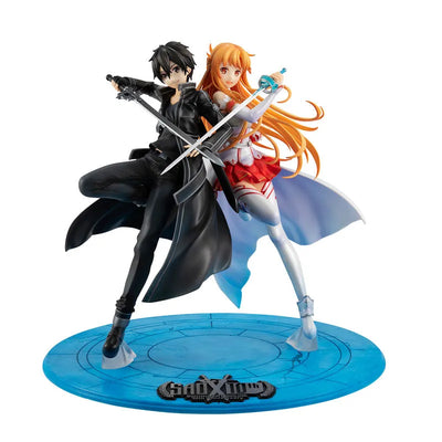 Sword Art Online - Asuna - Kirito - Lucrea - 1/7 - SAO 10th Anniversary (MegaHouse) [Shop Exclusive]ㅤ – MegaHouse – ActionFigure Brasil