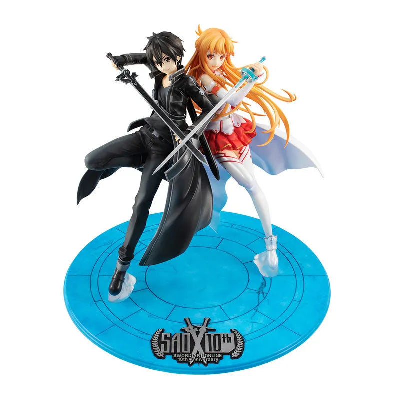 Sword Art Online - Asuna - Kirito - Lucrea - 1/7 - SAO 10th Anniversary (MegaHouse) [Shop Exclusive]ㅤ – MegaHouse – ActionFigure Brasil