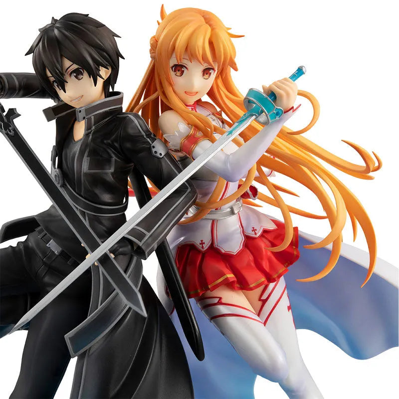 Sword Art Online - Asuna - Kirito - Lucrea - 1/7 - SAO 10th Anniversary (MegaHouse) [Shop Exclusive]ㅤ – MegaHouse – ActionFigure Brasil