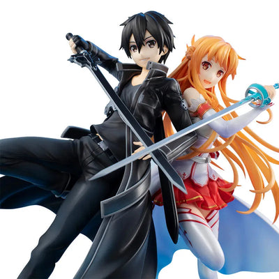 Sword Art Online - Asuna - Kirito - Lucrea - 1/7 - SAO 10th Anniversary (MegaHouse) [Shop Exclusive]ㅤ – MegaHouse – ActionFigureBrasil — acessórios