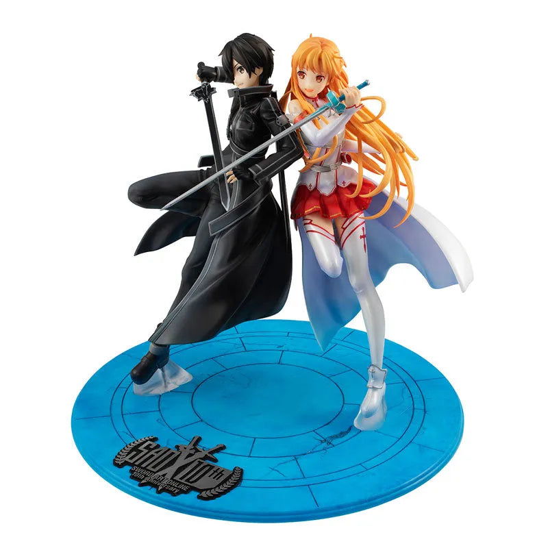 Sword Art Online - Asuna - Kirito - Lucrea - 1/7 - SAO 10th Anniversary (MegaHouse) [Shop Exclusive]ㅤ – MegaHouse – ActionFigure Brasil