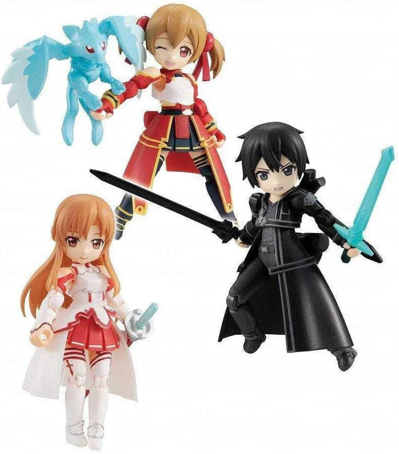 Sword Art Online - Asuna, Kirito, Sinon - Desktop Army (MegaHouse)ㅤ – MegaHouse – ActionFigure Brasil