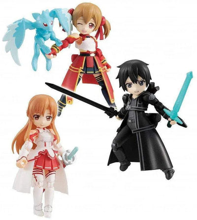 Sword Art Online - Asuna, Kirito, Sinon - Desktop Army (MegaHouse)ㅤ – MegaHouse – ActionFigureBrasil — ângulo diferente
