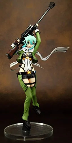 Sword Art Online II - Sinon - 1/7 (Kaitendoh)ㅤ – Kaitendoh – ActionFigureBrasil — com base expositora