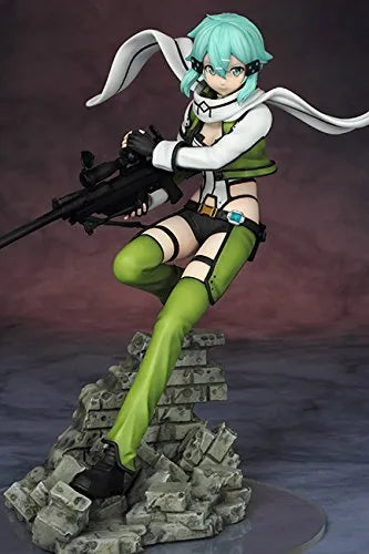 Sword Art Online II - Sinon - 1/8 (Griffon Enterprises)ㅤ – Griffon Enterprises – ActionFigureBrasil — ângulo diferente
