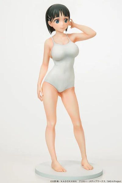 Sword Art Online - Kirigaya Suguha - 1/7 - White Swimsuit ver. (Q-six)ㅤ – Q-six – ActionFigureBrasil — ângulo diferente