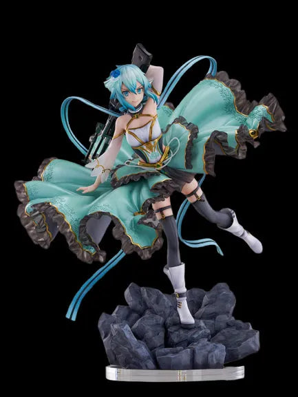 Sword Art Online - Sinon - Shibuya Scramble Figure - 1/7 - Crystal Dress Ver. (CyberZ, eStream)ㅤ – CyberZ as ManufacturereStream as Distributor – ActionFigure Brasil