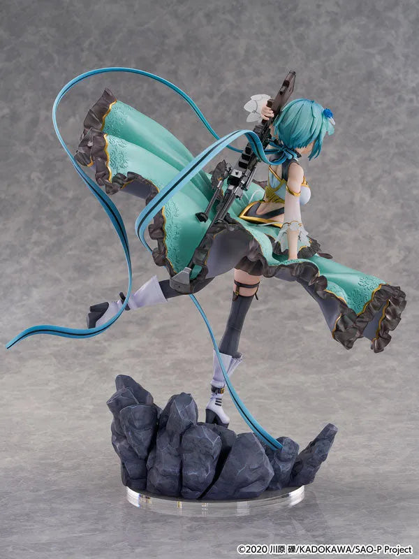 Sword Art Online - Sinon - Shibuya Scramble Figure - 1/7 - Crystal Dress Ver. (CyberZ, eStream)ㅤ – CyberZ as ManufacturereStream as Distributor – ActionFigure Brasil