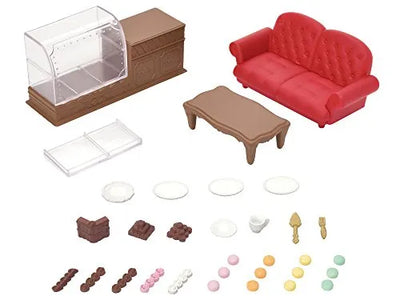 Sylvanian Families - Chocolate Lounge (Epoch)ㅤ – Epoch As Manufacturer – ActionFigure Brasil — ambientada