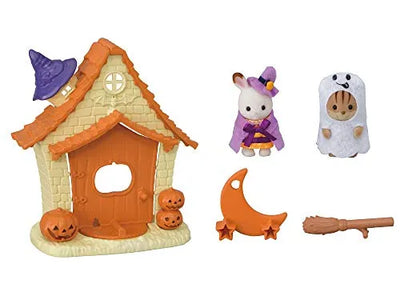 Sylvanian Families - Chocolate Usagi-chan - DokiDoki Halloween House Set (Epoch)ㅤ – Epoch As Manufacturer – ActionFigure Brasil — acessórios