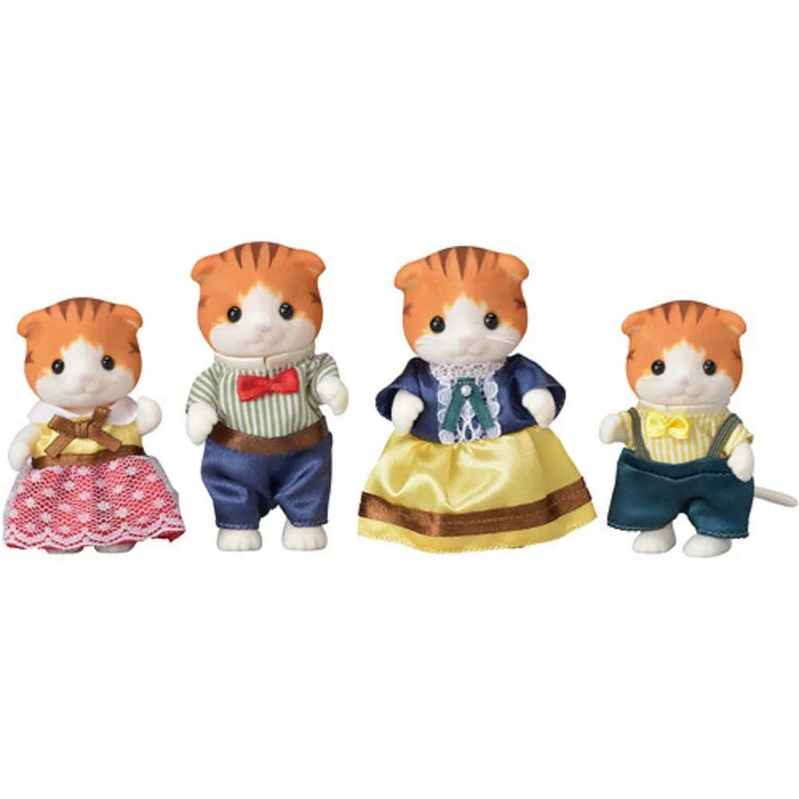Sylvanian Families - Maple Cat Family (Epoch)ㅤ – Epoch – ActionFigure Brasil